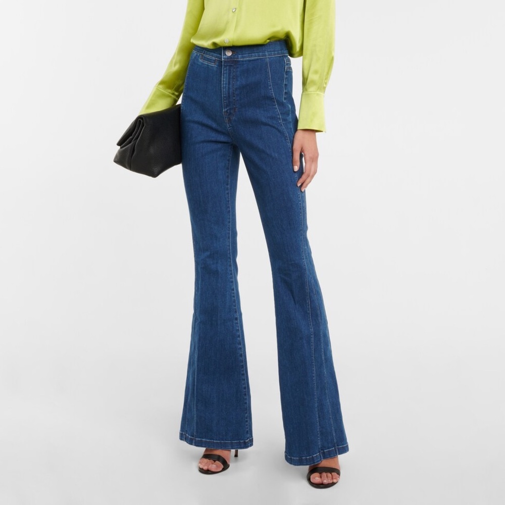 VERONICA BEARD Sheridan with Seams Flare Jeans 29 NWT